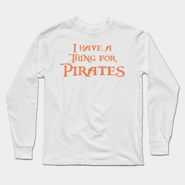 Pirates Long Sleeve T-Shirt by old_school_designs